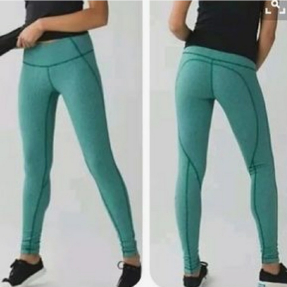 Lululemon Wunder Under Pant in Pin Stripe